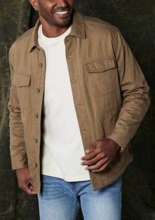 The Normal Brand Military Cpo Jacket In Toasted Chestnut