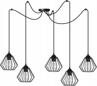 OEM L&aacute;mpara De Techo Colgante Ara&ntilde;a Spider Loft E27 Led