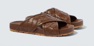 Bottega Veneta Tarik Intrecciato leather sandals