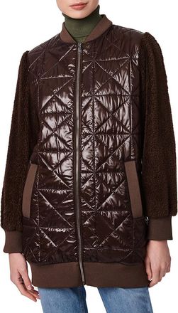 Bernardo Sherpa Sleeve Puffer