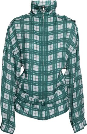 Joseph pre-owned checked belted jacket - Green