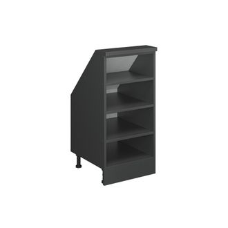 Vicco Armario De Cocina Para Techo Inclinado R-line, Antracita, 40 Cm Con 4 Compartimentos, Vicco