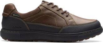 Clarks Mapstone Lo GTX - Heren - Veterschoenen - Bruin - 39 1/2 EU - Leer - Schoenen