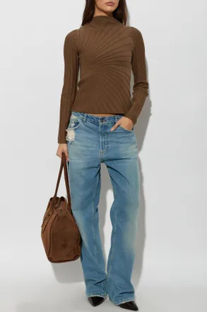 Cult Gaia Top Paulette, Womens, Brown