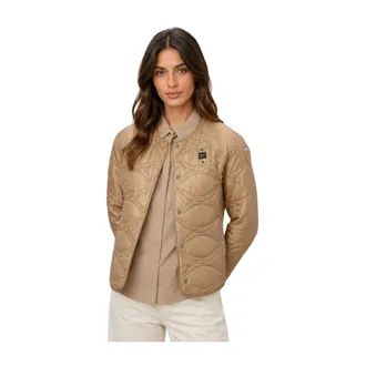 Blauer Dames, Jassen, Beige, Maat: L Nylon