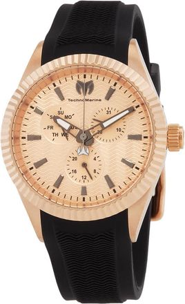 Technomarine Sea GMT Quartz Rose Gold Dial Mens Watch TM-719026