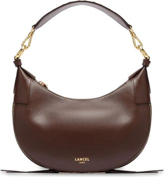 Lancel Sac Bandouli&egrave;re S Origami - Dames - Schoudertassen - Bruin - ONE Size - Leer - Tassen