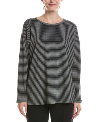 Eileen Fisher Eileen Fisher Round Neck Long Box Top