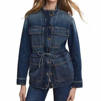 Veronica Beard Truman Denim Jacket In City Lights