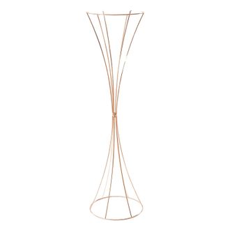 OEM Juego De Jarrones Para Flores, Elegante Forma De Trompeta, Construcci&oacute;n De Hierro Resistente, Color Dorado