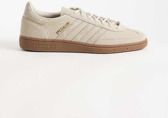 adidas Originals Handball Spezial - Sneakers beige con stampa pitonata-Neutro