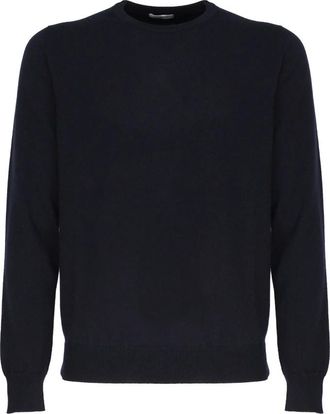 Malo Zwarte Lichtgewicht Crew Neck Sweater - Heren - Sweatshirts - Zwart - 4XL - Kasjmier - Hoodies & sweatvesten