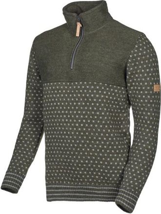 Ivanhoe of Sweden Sverre Half Zip Wollpullover f&uuml;r Herren | grau