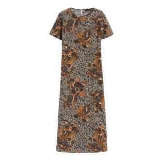 Max Mara Dames, Jurken, Veelkleurig, Maat: XS Zijde