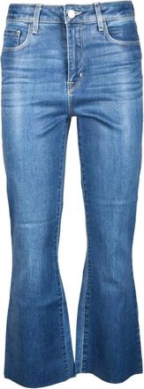 L'agence Skinny Jeans van Katoenmix - Dames - Flared Jeans - Blauw - W28 - Katoen - Jeans