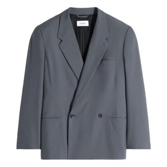 Christophe Lemaire Blazers, male, Gray, Size: M DB Tailored Jacket