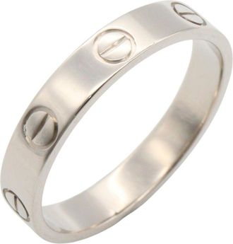 Cartier White Gold White Gold (18K) Band Ring (Pre-Owned)