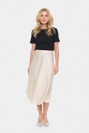 Saint Tropez Rok Regular fit beige