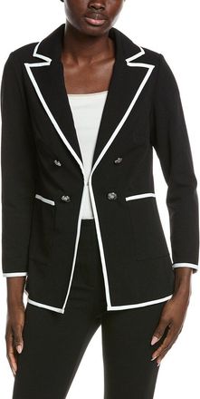 Ming Wang Ming Wang Heritage Fit Stretch Deco Crepe Blazer