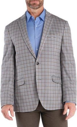 The Savile Row Company Check Sport Coat in Blue at Nordstrom Rack, Size 48Regular