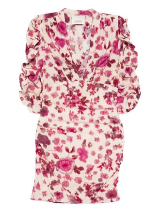 Isabel Marant Vestido Corto Marant De Flores