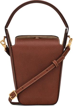 Longchamp Borsa a secchiello &Eacute;pure Pop Corn mini - Marrone