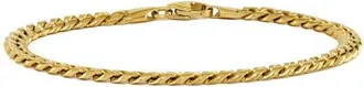 Vincero Mens Curb Chain Bracelet in Gold at Nordstrom, Size Large