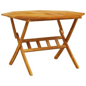 Berkfield Home Beautiful 5 Piece Folding Garden Dining Set Solid Wood Acacia in Brown
