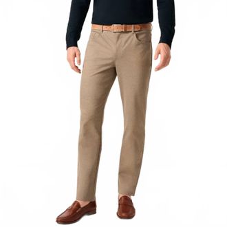 Johnnie-O Burbank Stretch Knit 5-Pocket Pant In Khaki