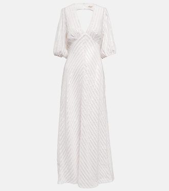 Rixo Bridal Steph sequined maxi dress