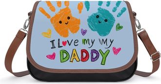 Generic I Love Heart Mooses (2) Crossbody Bags for Women Shoulder Messenger Bag Purse Handbags