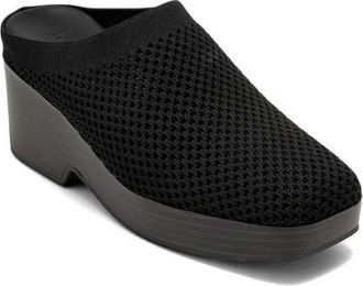 Aerosoles Colombo Mesh Platform Clog in Black Open Knit at Nordstrom, Size 8.5