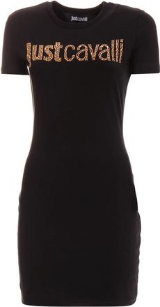 Just Cavalli Short Dress - Dames - Korte kleedjes - Zwart - S - Kleedjes