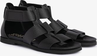 Pedro Garcia Anatomical fisherman sandal in black leather | Jesica | Spring Summer 26 |PEDRO GARCIA