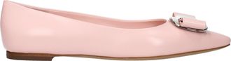 Ferragamo Zea Ballerinas f&uuml;r Damen aus rosa Leder