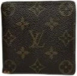 Louis Vuitton Pre-owned Wallets, female, Brown, Size: ONE SIZE Pre-owned Vintage Leather Wallet
