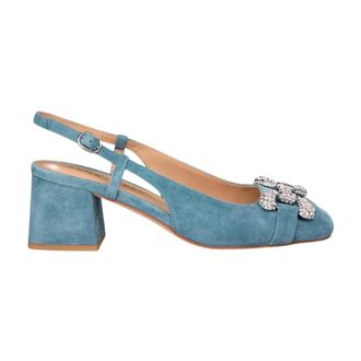 Alma En Pena Square Heel Buckle Shoes
