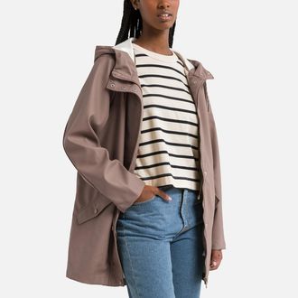 Vero Moda Halflange regenjas met kap