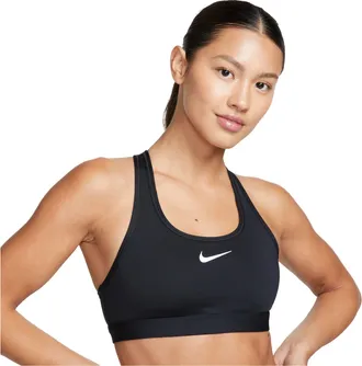Nike (WMNS) Nike Swoosh Medium Support Dri-FIT Bra Black DX6822-010