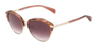 Rag & Bone RNB1080/G/S Asian Fit L7F/3X Womens Sunglasses Gold Size 55