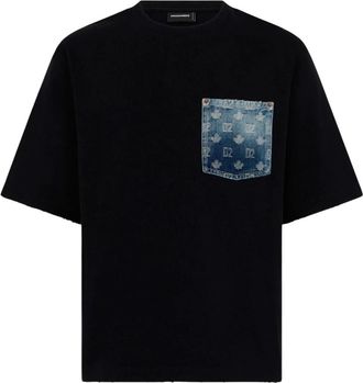 Dsquared2 Los T-shirt - Heren - T-shirts - Zwart - S - Tops
