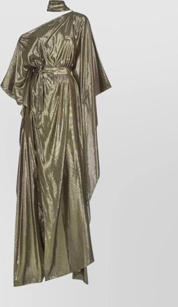 Taller Marmo taylor long dress scarf detailing