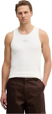 Diesel T-Lifty-Iod - Heren - Tops zonder mouwen - Wit - L - Katoen - Tops