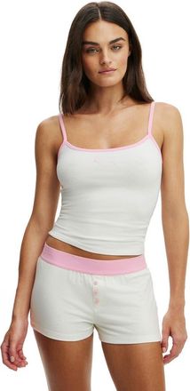 Cotton On Womens Dreamy Soft Longline Cami in Coconut Milk Cosmic Heart at Nordstrom, Size X-Small