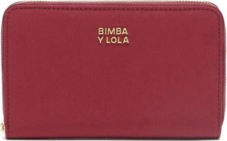 Bimba & Lola medium logo-lettering wallet - women - Polyamide/Polyurethane/Polyester - One Size - Red