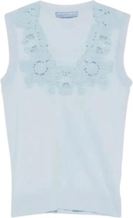 Ermanno Scervino Mujer, Camisetas, Azul, Talla: M