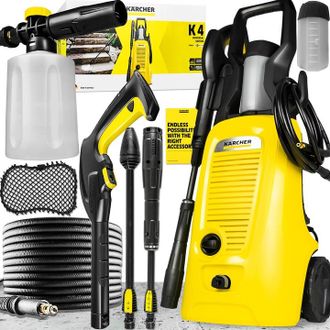 OEM Hidrolimpiadora Original Karcher K4 De 130 Bar Con Boquilla Giratoria + Espuma