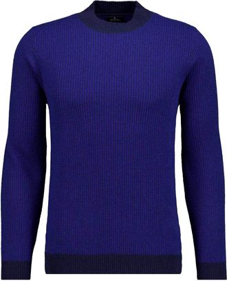 Ragman Rundhalspullover RAGMAN, Herren, Gr. 50, marineblau, 90% Wolle 10% Baumwolle, Pullover Rundhalspullover