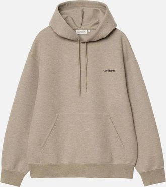 Carhartt Work in Progress Mens Carhartt WIP Hooded Alda Sweatshirt - Brass/Black - Brown - Size: 40
