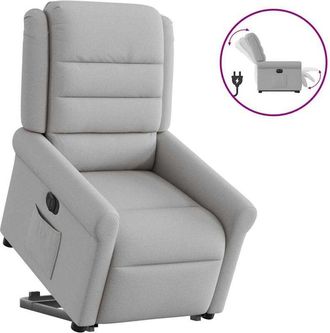 vidaXL Vidaxl - Sill&oacute;n El&eacute;ctrico Reclinable Elevable De Tela Gris Nube